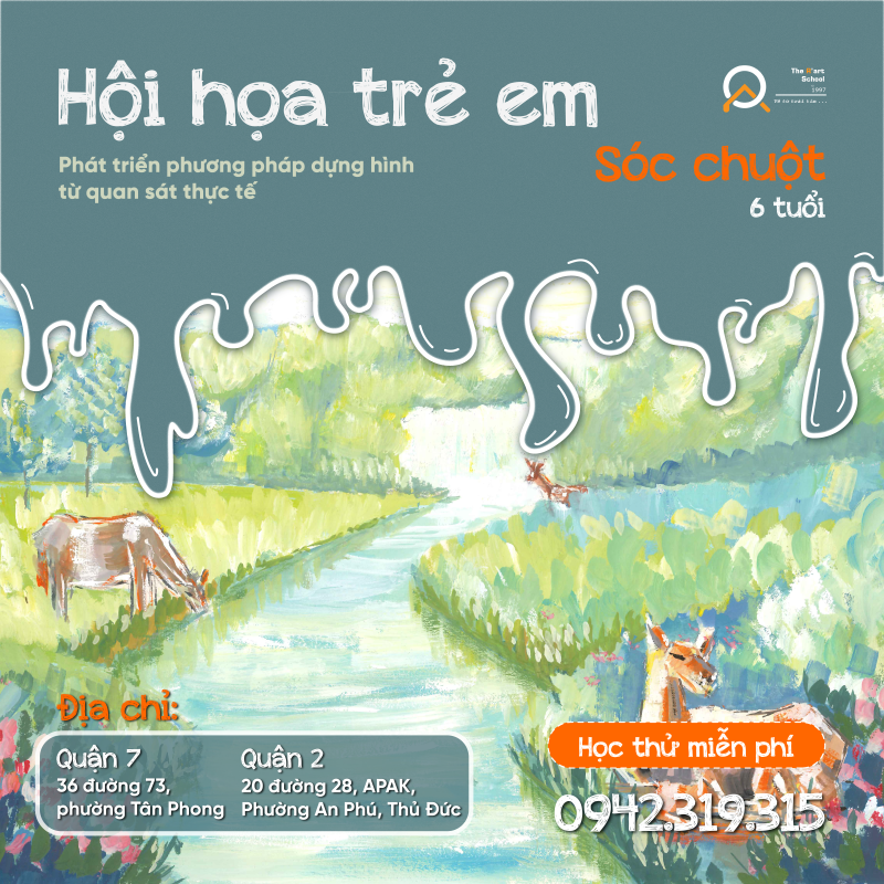 Hội họa tiền trưởng thành Kiến vàng - từ 14 tuổi - 12 5