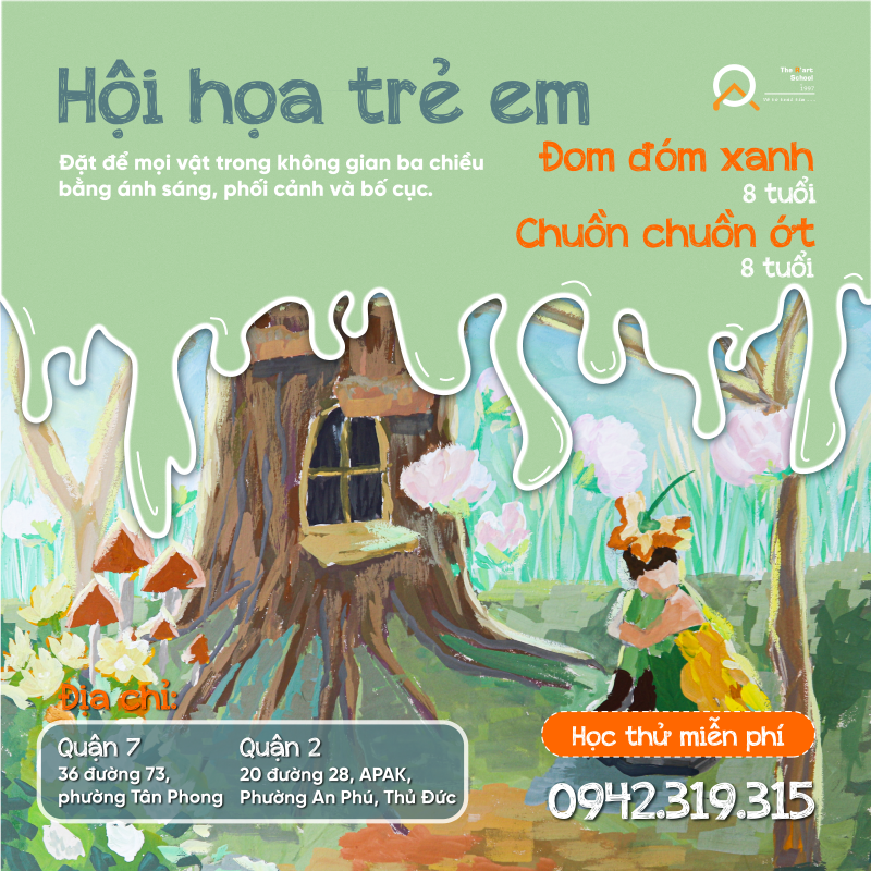 Hội họa tiền trưởng thành Kiến vàng - từ 14 tuổi - 12 4