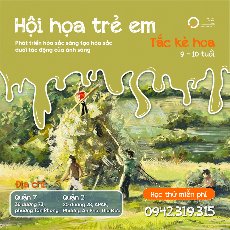 Hội họa tiền trưởng thành Kiến vàng - từ 14 tuổi - 12 2